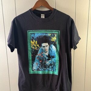 Black Robert Smith from the Cure tshirt